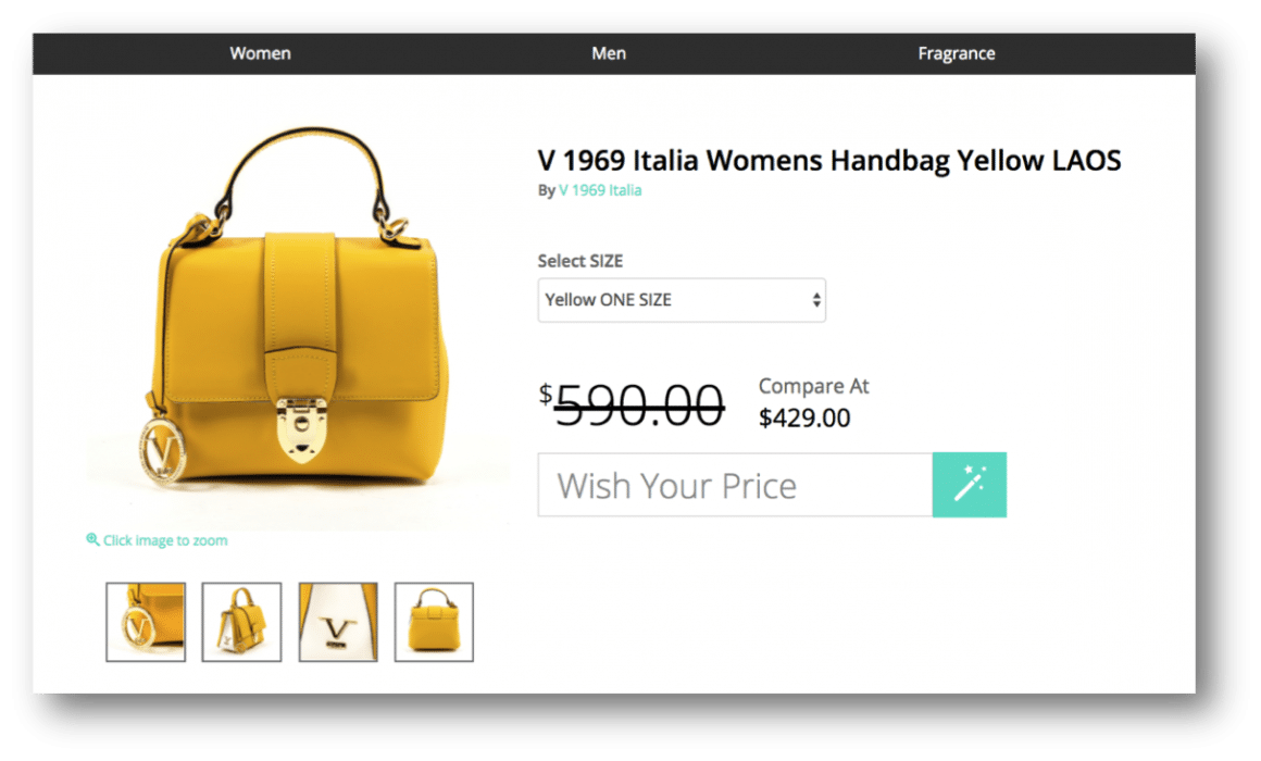 WishYourPrice -- Name Your Price on Any Online Retail Item