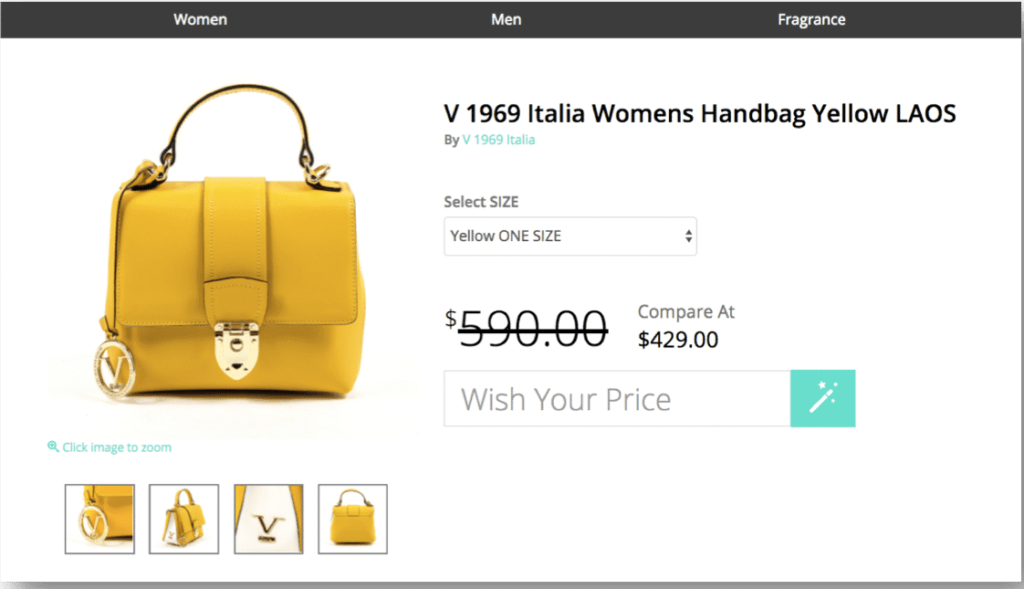 WishYourPrice -- Name Your Price on Any Online Retail Item